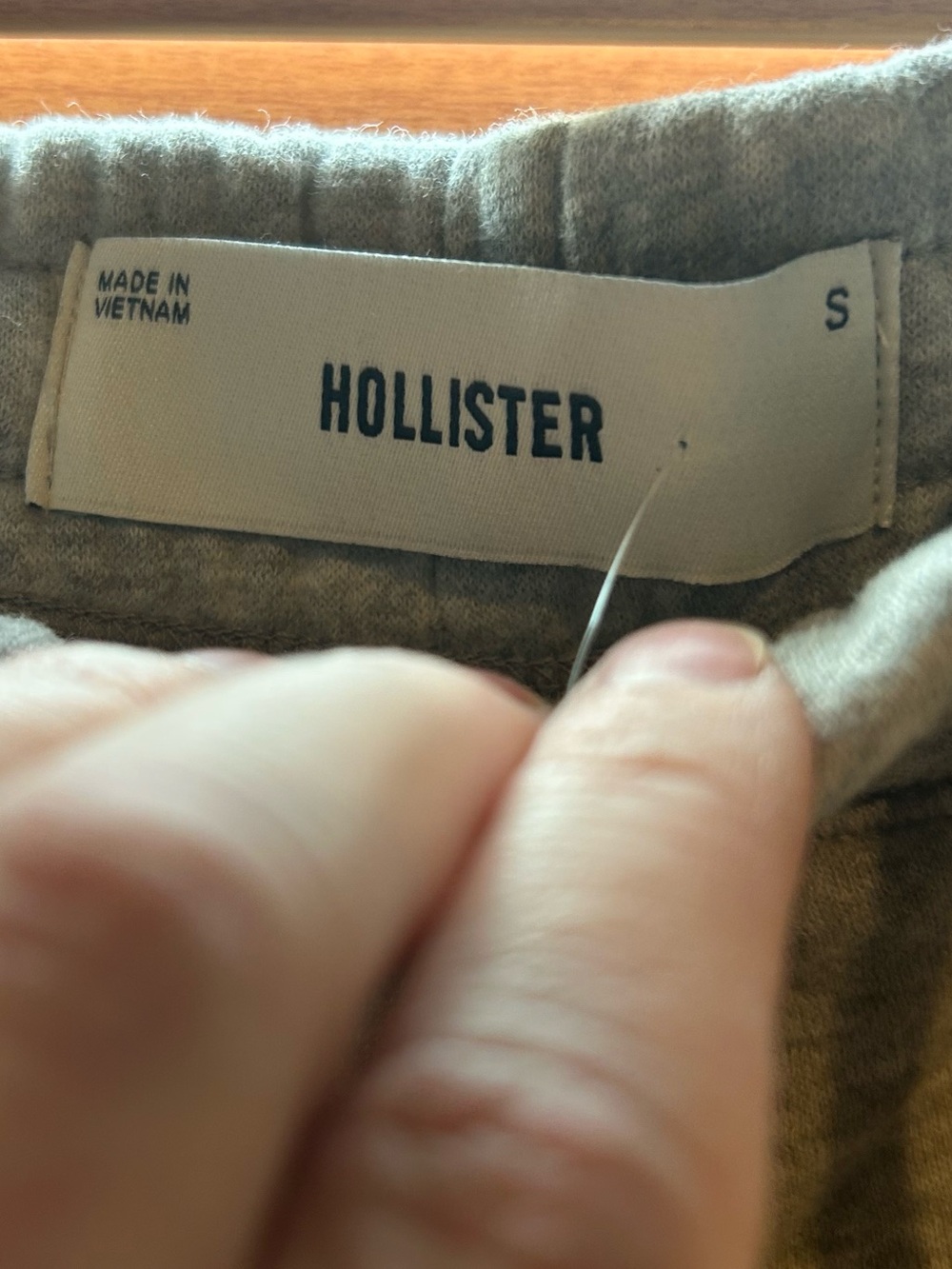 NWT Hollister Heathered Grey Men’s Sweatpants - Picture 7 of 9